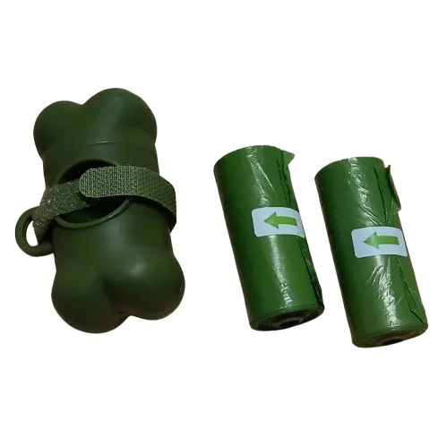 2 Rolls Compostable Pet Waste Bags Thick Dog Poop Bags with Holder