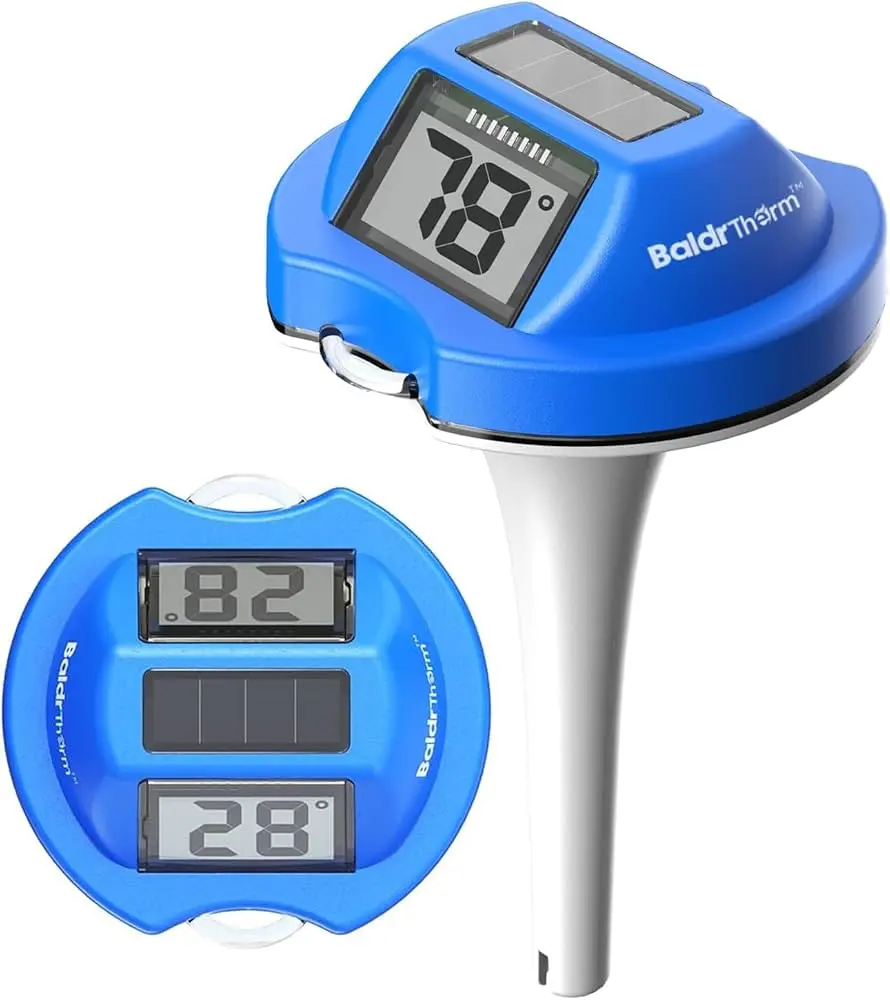 BaldrTherm ThermoPro Digital Pool Thermometer Floating Easy Read