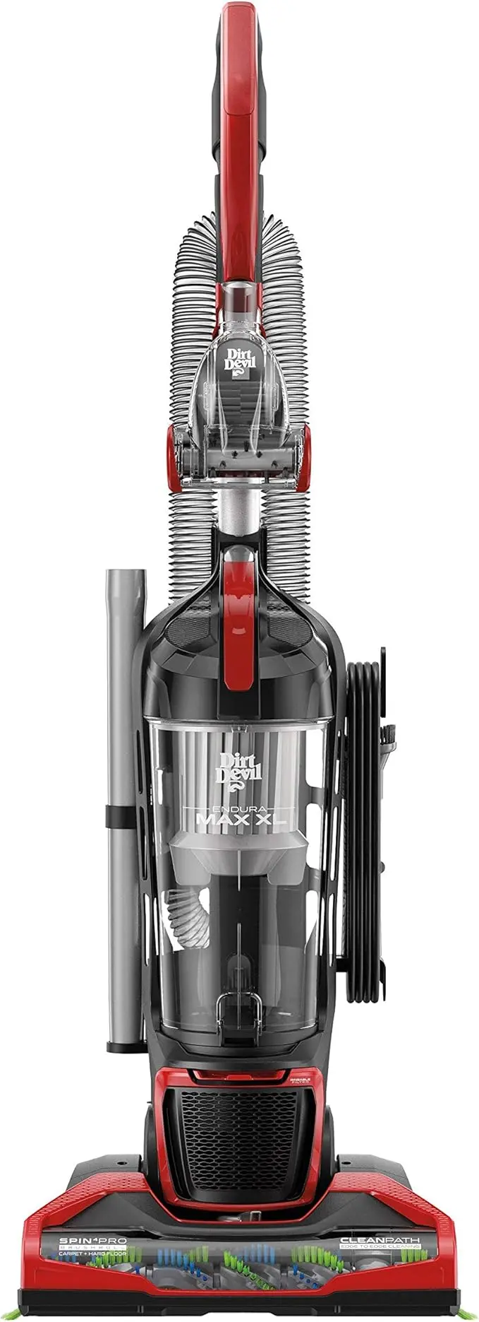 *AS-IS* Dirt Devil Endura Max XL Bagless Upright Vacuum Cleaner, UD70182, Red
