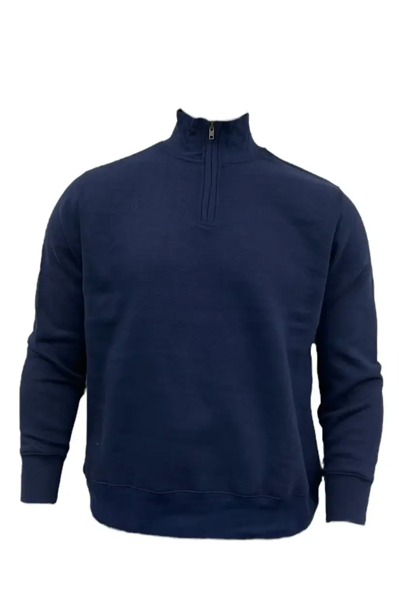 Galaxy Navy 1/4 Zip Mock Neck 11
