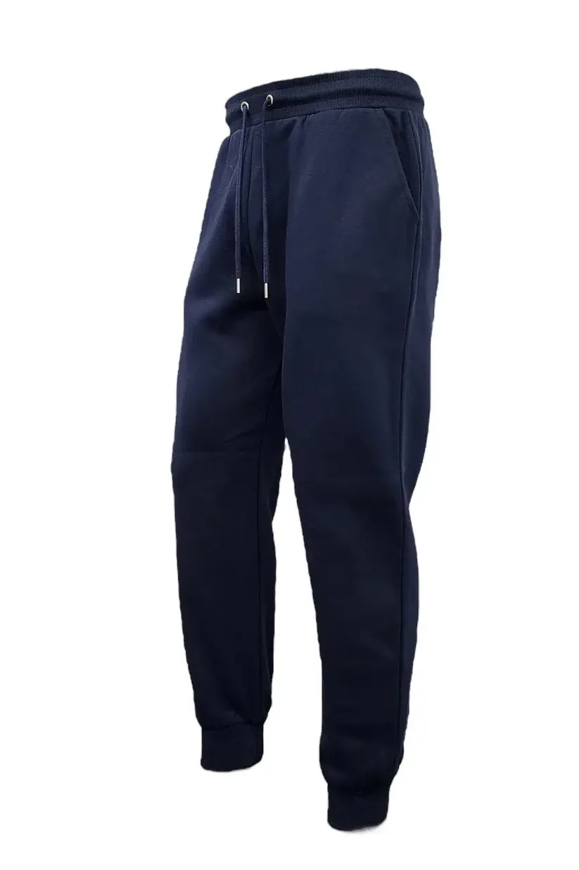 Navy - Unisex Ribbed Jogger Pants 55