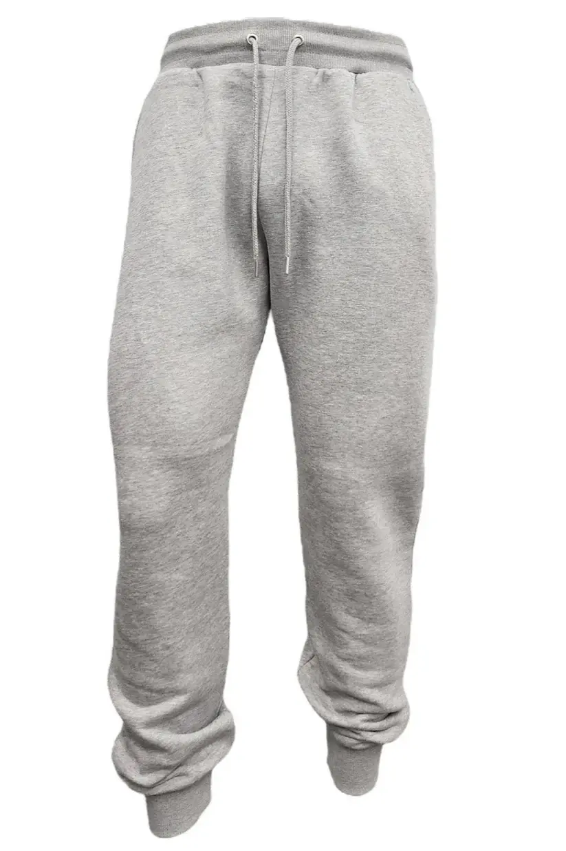 Heather Grey- Unisex Ribbed Jogger Pants 55