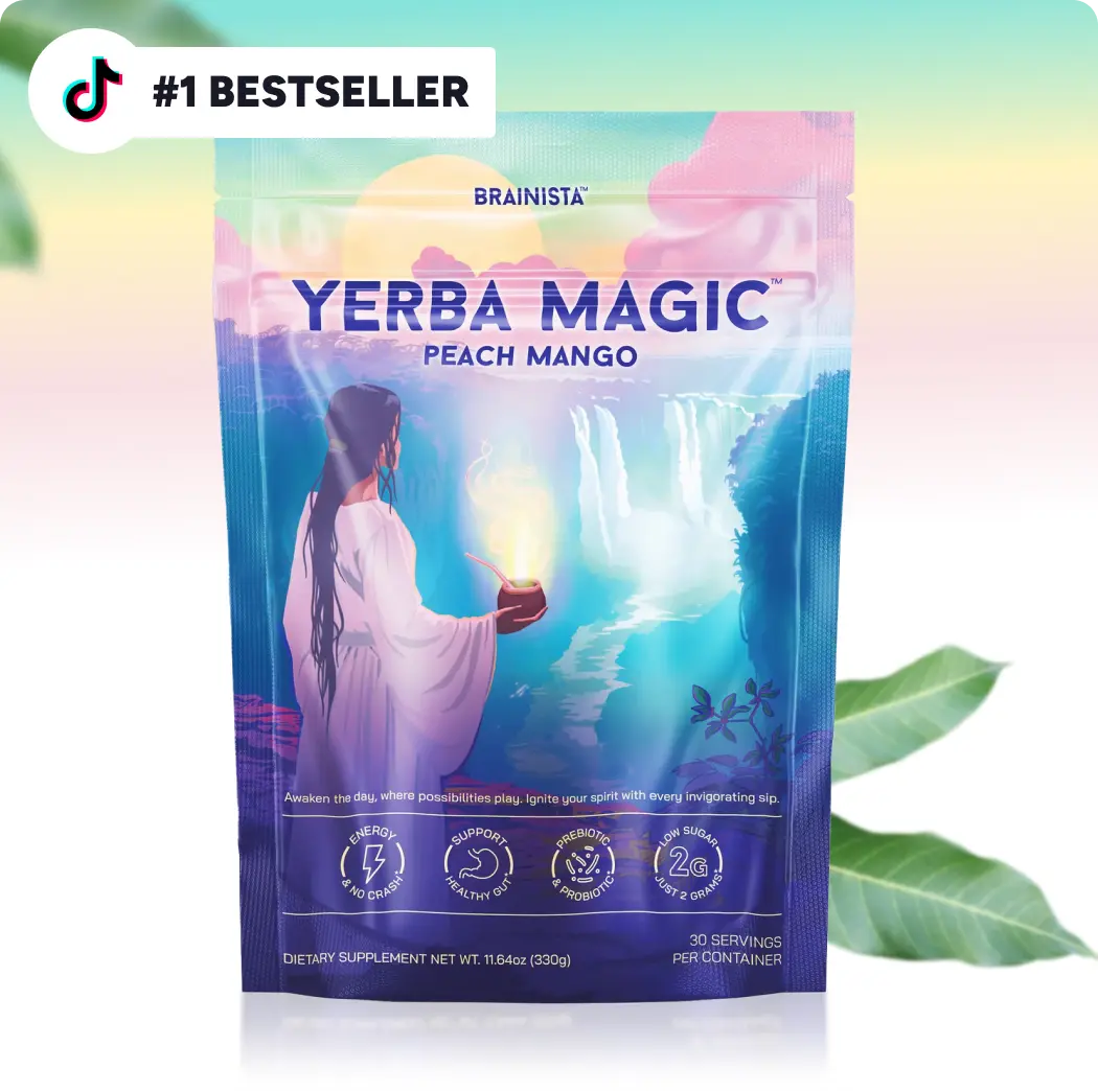 Yerba Magic® - Peach Mango Yerba Mate Instant Tea Powder BEST BY: 11/2027