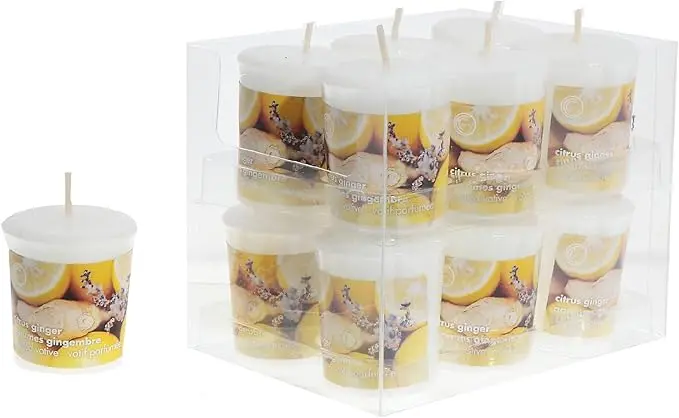Mushroom Votive (Citrus Ginger) - Set of 12