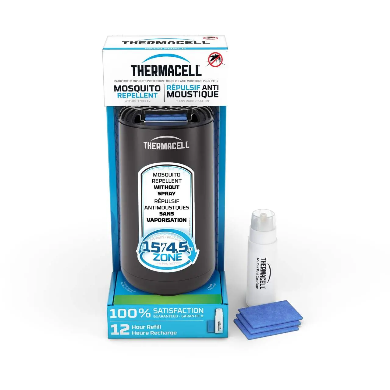Thermacell Patio Shield Mosquito Repellent, Black