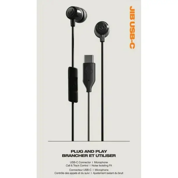 Skullcandy Jib w/Mic USB-C Connector True Black