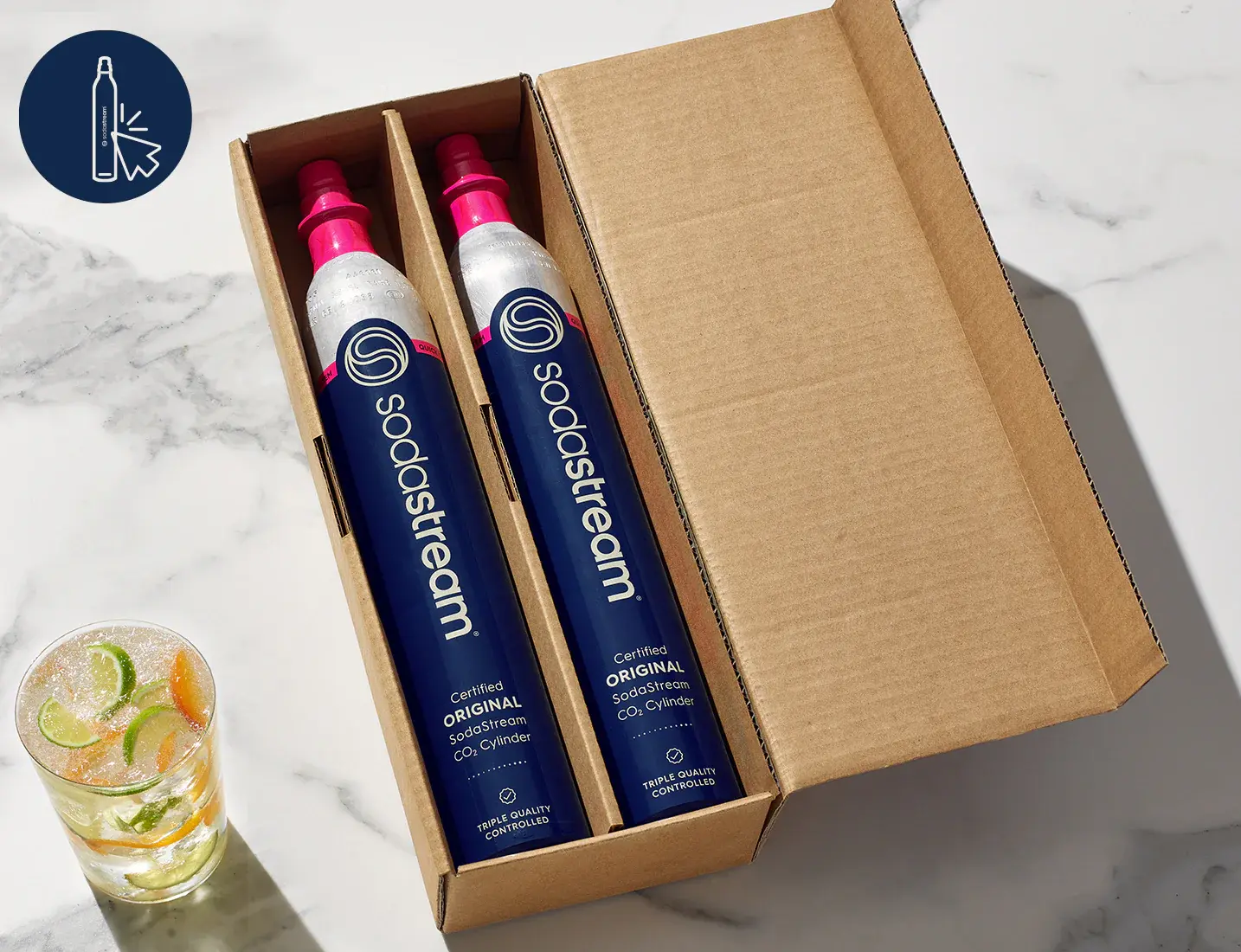 Sodastream Quick Connect 2 Cylinders