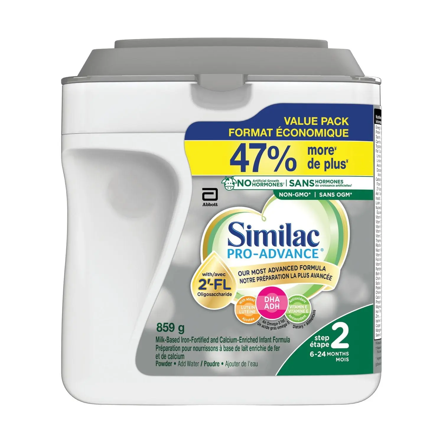 Similac Pro-Advance Step 2 Baby Formula, with 2’-FL, 6-24 Months, Powder, 859 g (EXP 2026JA1)