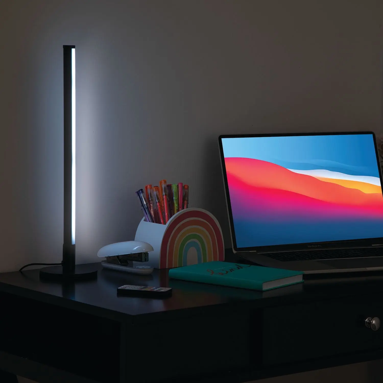 Merkury 16 in. RoomGlo Light Multicolor Table Lamp