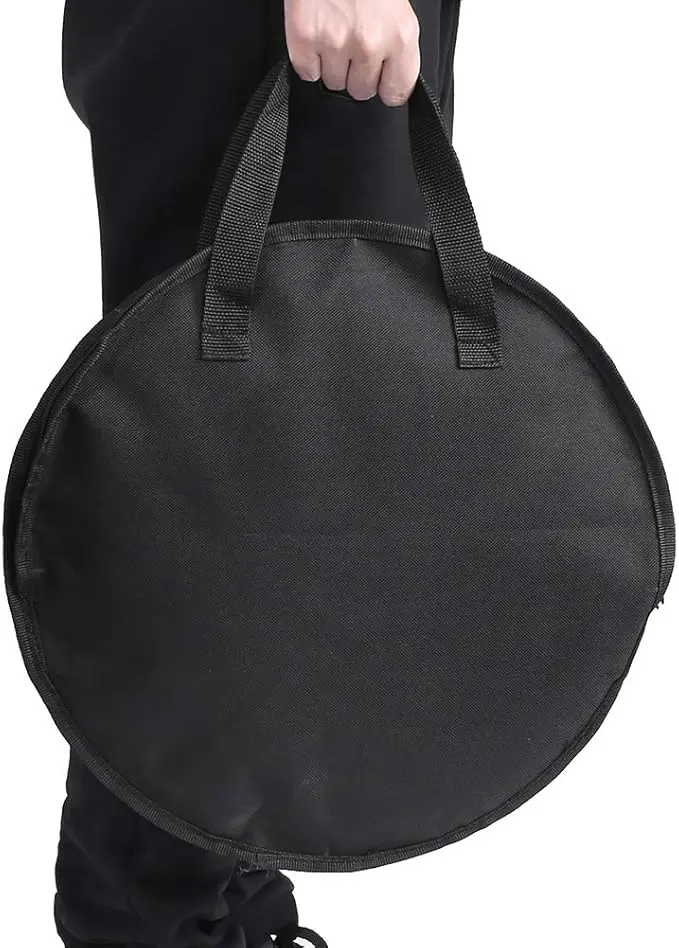 14 Inch Dumb Drum Bag, Portable Dumb Drum Practice Pad Bag Oxford Cloth Carrying Bag Case