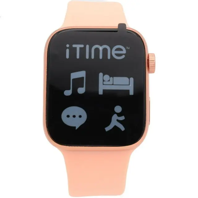 iTIME Pink Smartwatch – Stay Connected, Stay Active