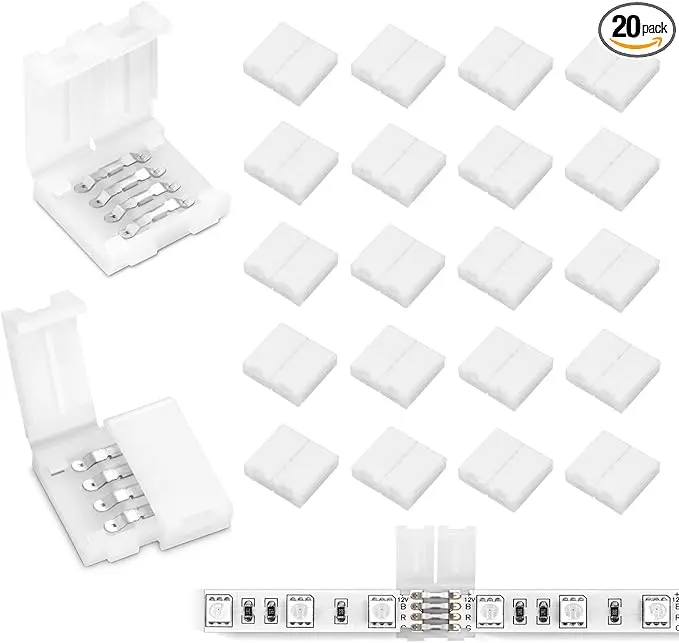 8mm LED Strip Connector - 20PCS