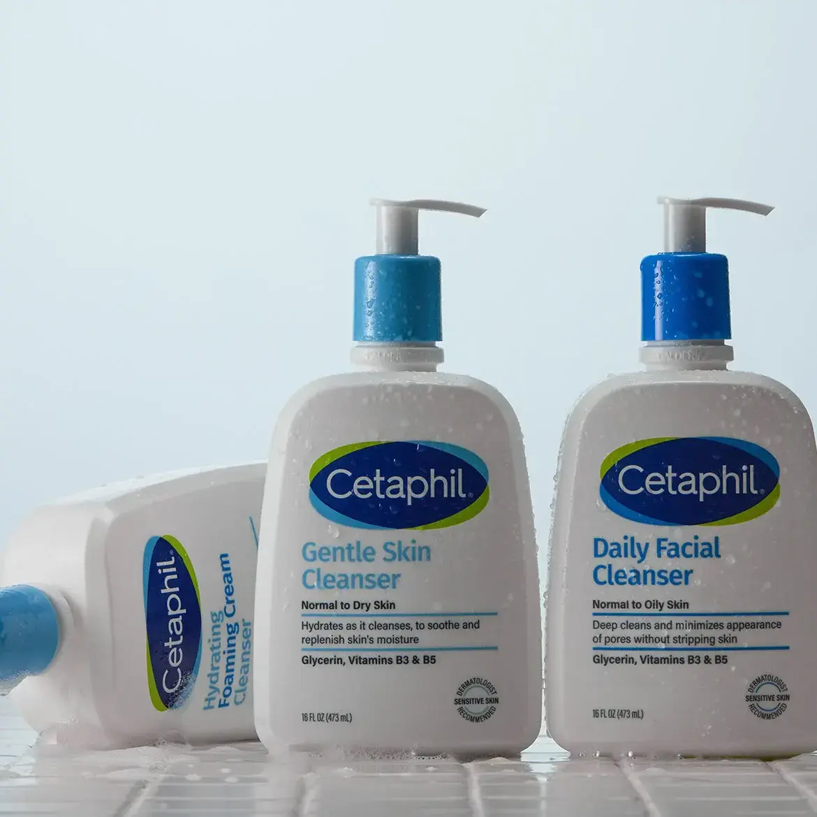 Daily Facial Cleanser, Cetaphil, Normal to Oily Skin, 8 fl oz (237 ml)