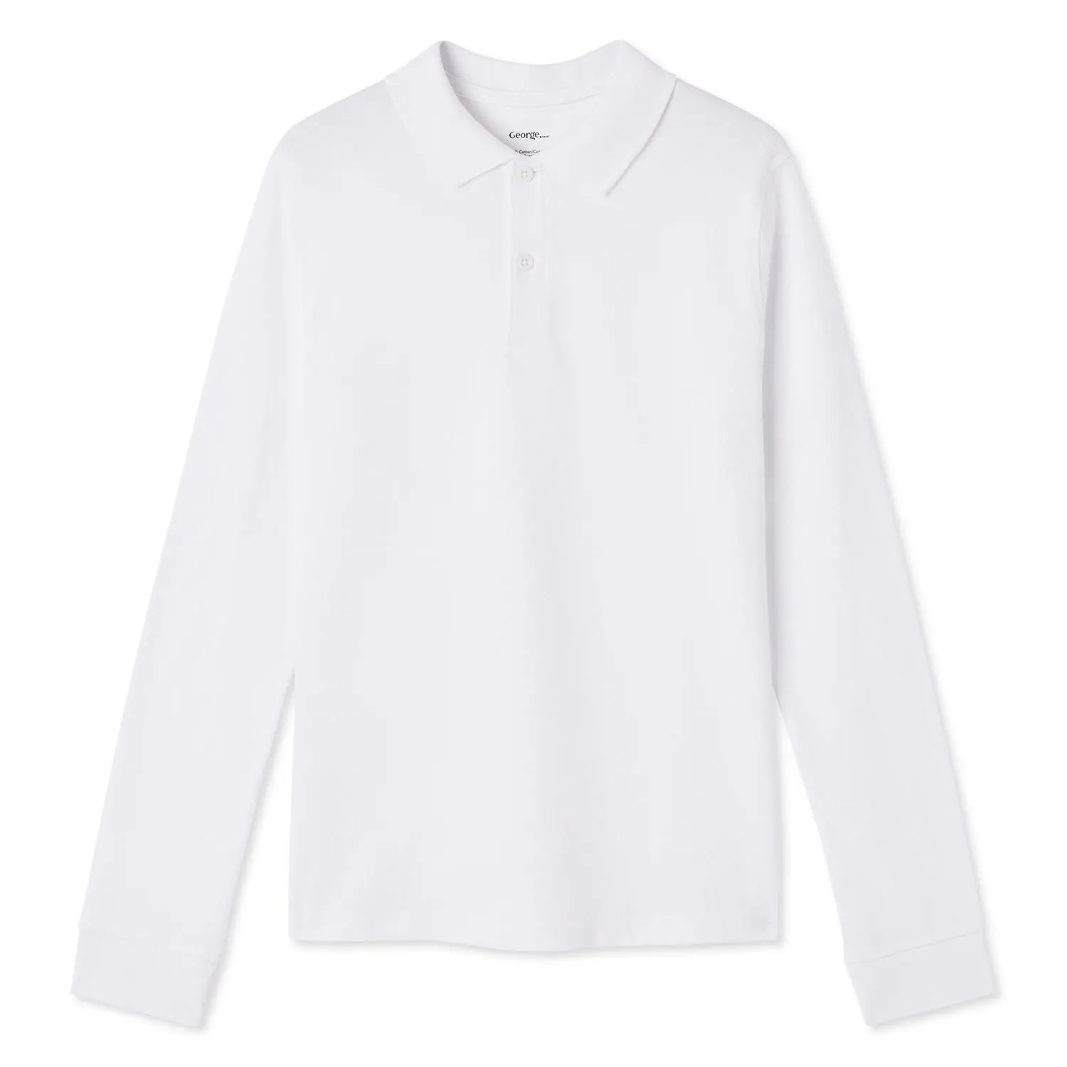 George Boys' Uniform Polo 2-Pack, Size XS (4-5)