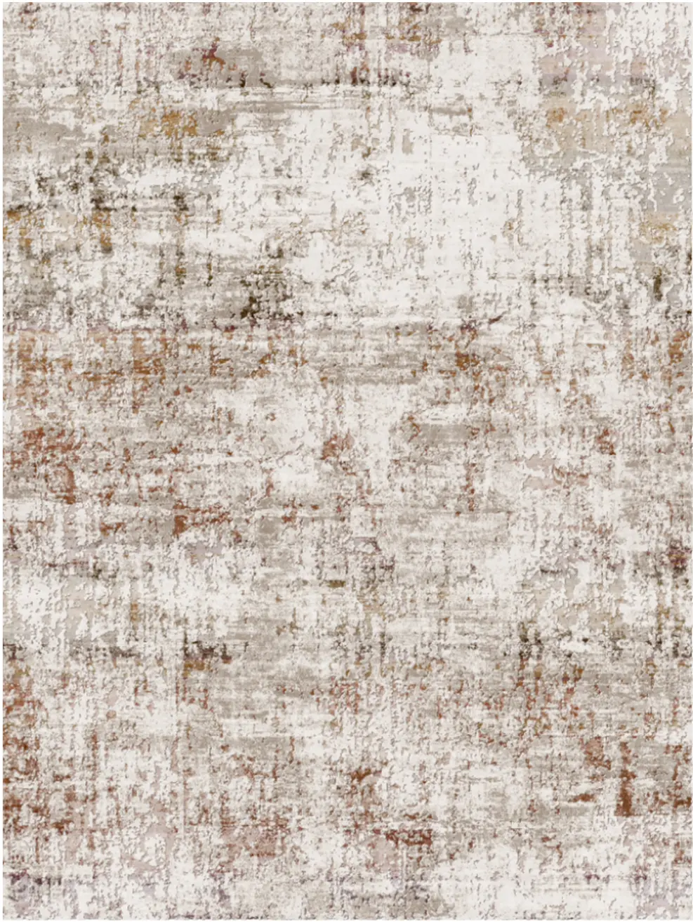 BERTHMEER 5’x7′ Modern Abstract Brown Area Rug