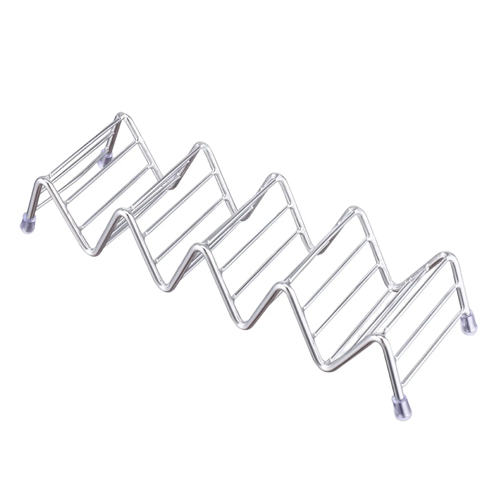 Stainless Steel Taco Rack Holder (Fits 4)