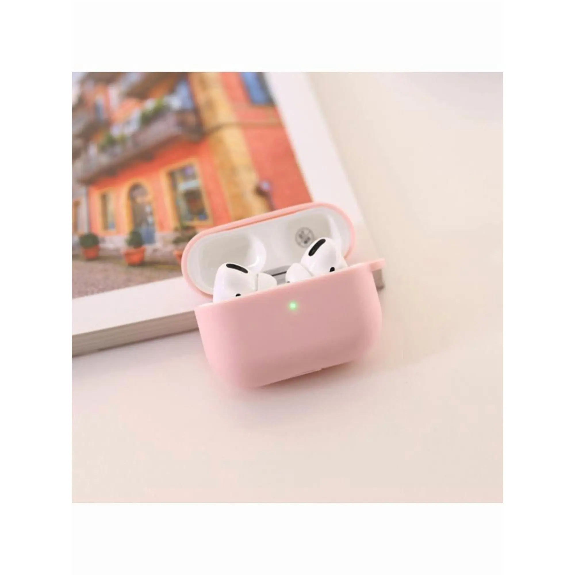 Lovely Pink Portable Earphone Carrying Case
