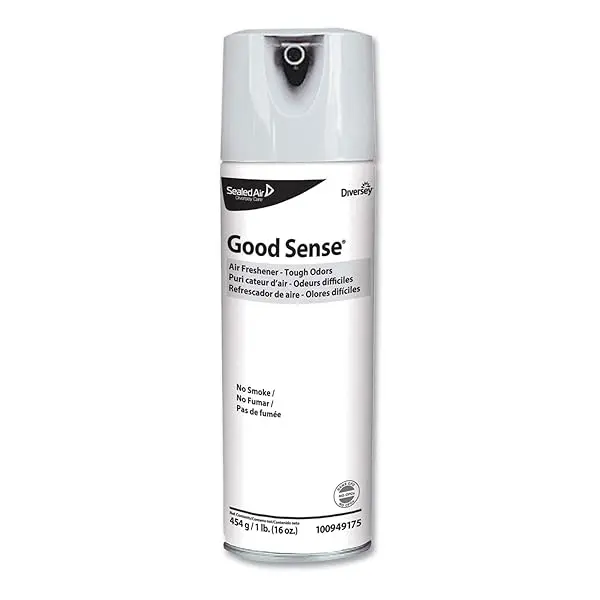 Diversey Good Sense Air Freshener Tough Odor No Smoke Floral, 12.5 Oz Aerosol Spray