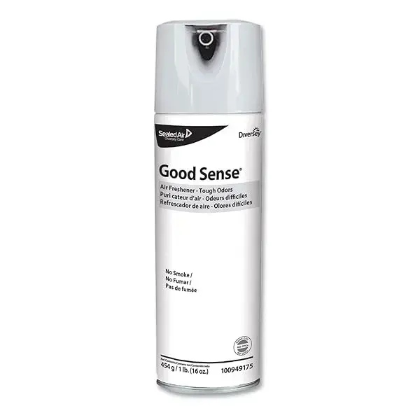 Diversey Good Sense Air Freshener Tough Odor No Smoke Floral, 12.5 Oz Aerosol Spray