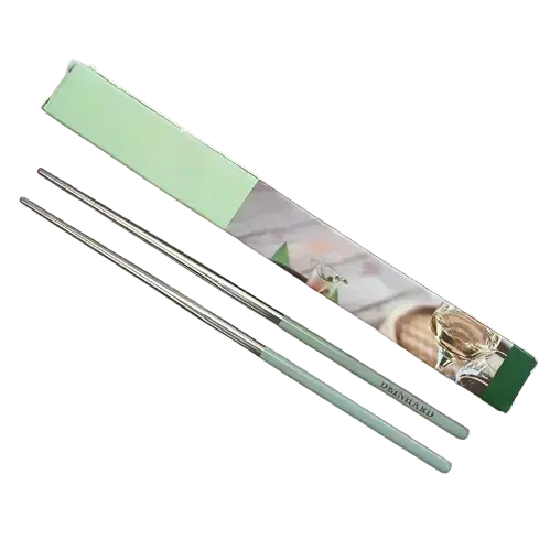 2 pair Reusable Chopsticks Metal