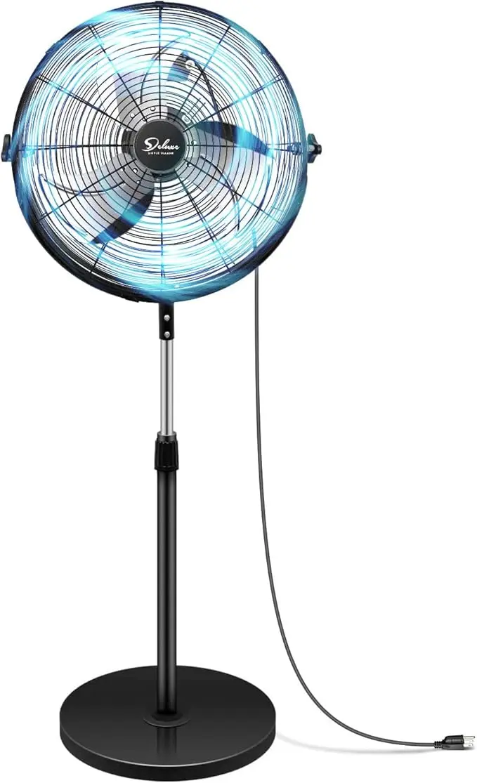 *AS-IS* Simple Deluxe 20 Inch Pedestal Standing Fan