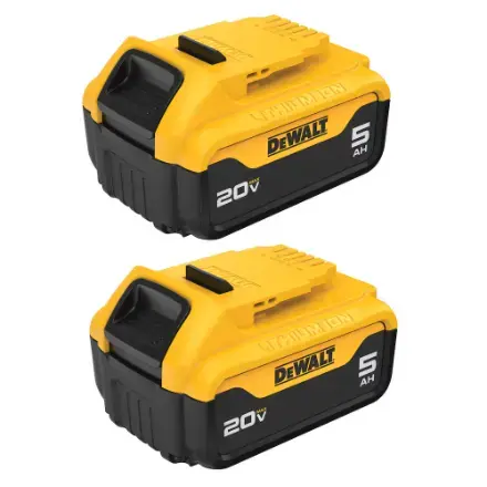 Dewalt 20v Max Xr 5.0ah Lithium Ion Battery (2-pack)
