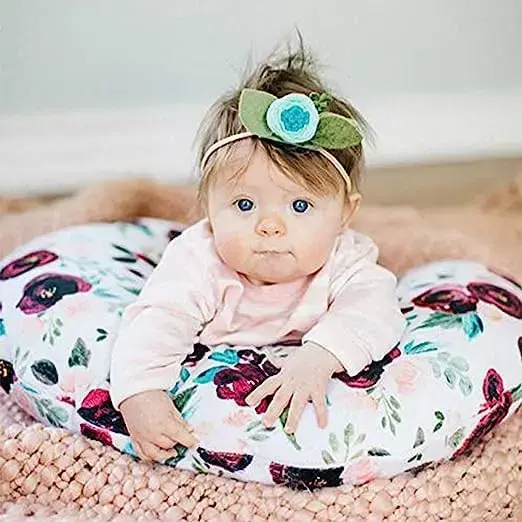 Nursing Pillow Soft Cover Floral Print