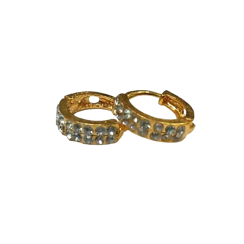 Dainty Double Diamond Earrings