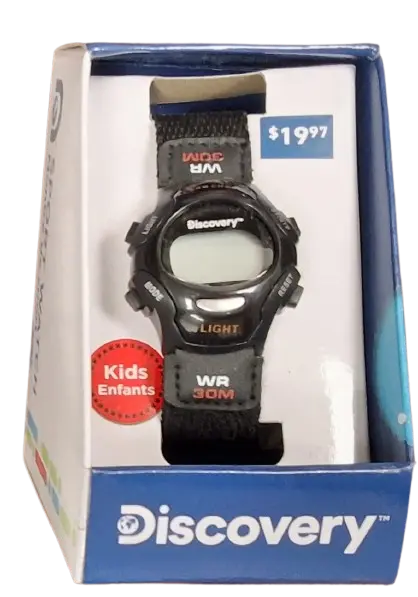 Discovery Kids Multi Function Digital Watch, Black