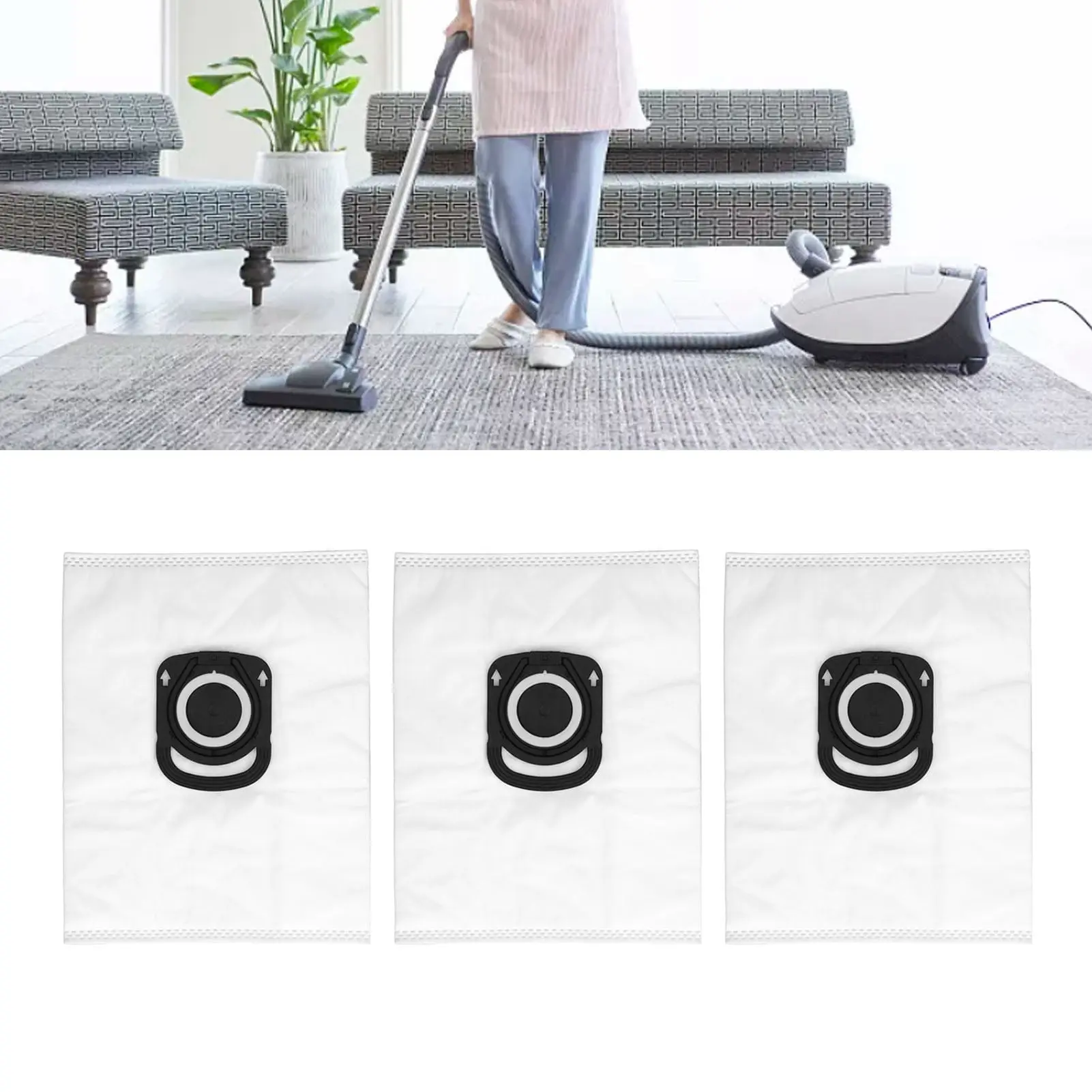 Vacuum Cleaner Dust Bags for Rowenta Vacuum 3PCS