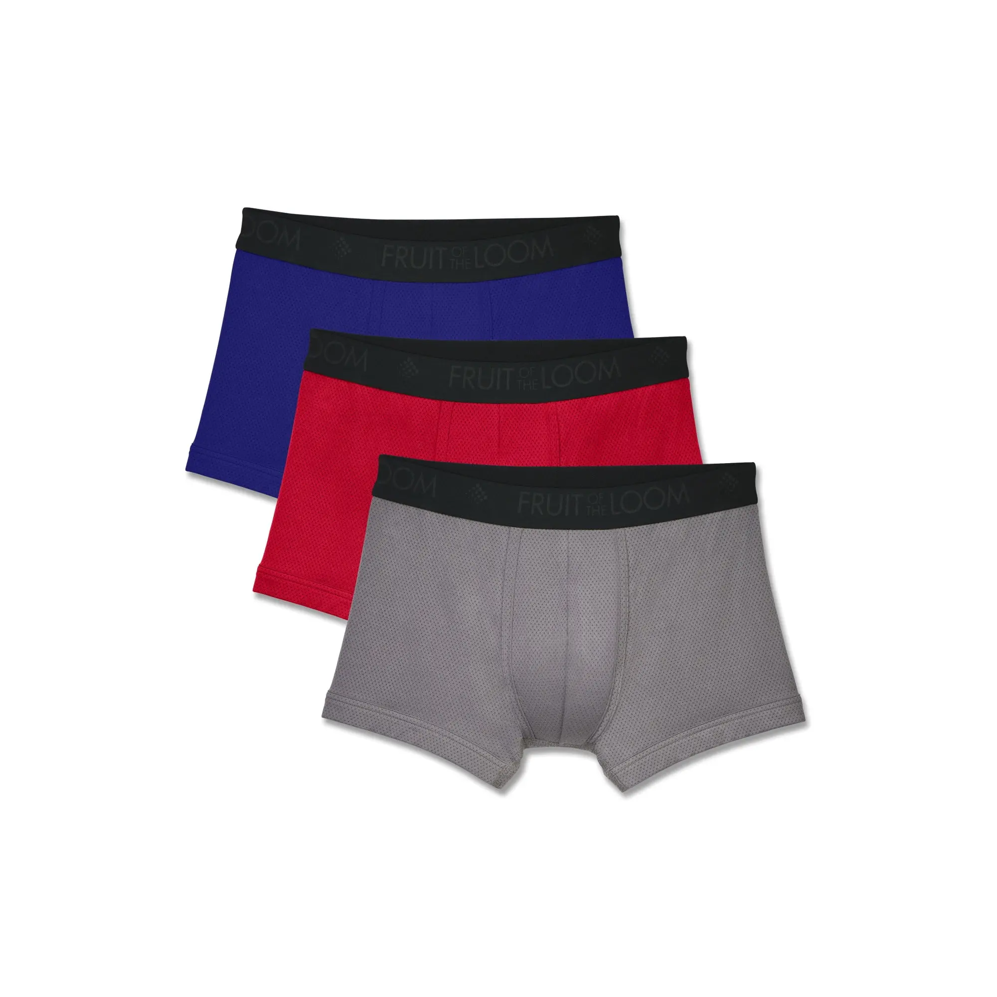 Fruit Of The Loom Men's Short Leg Boxer Briefs S/P - 3 pack