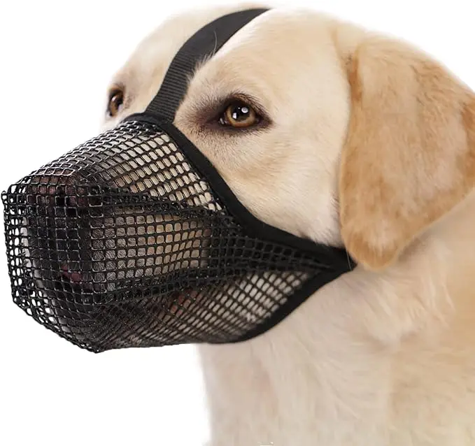 Dog Muzzle Mesh Breathable (L)