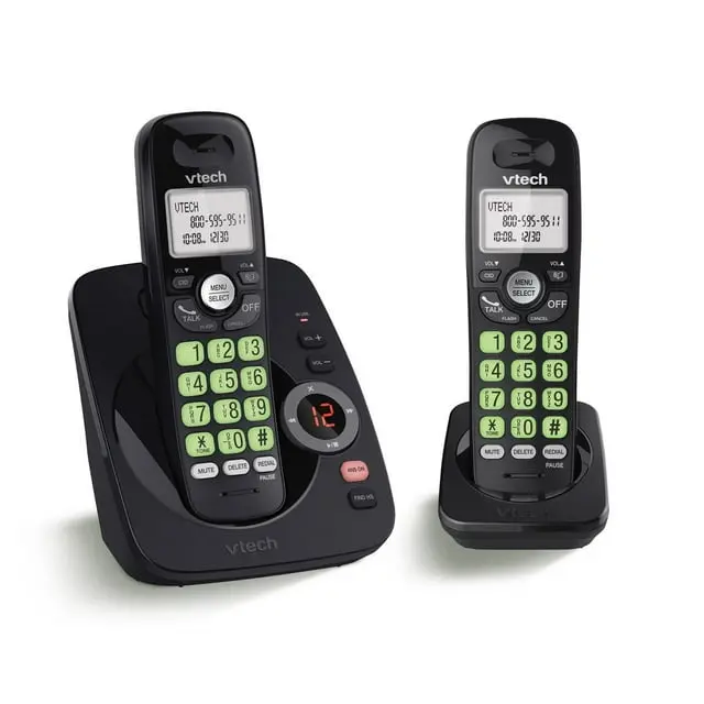 vtech 2 Handset Cordless Answering System With Caller ID CS6224-21