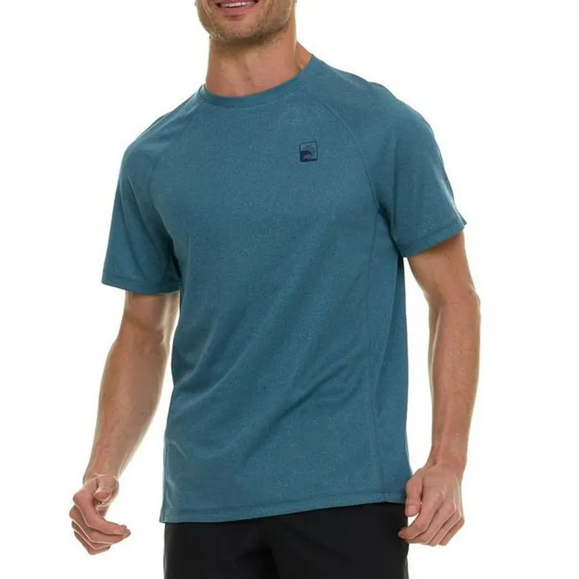 Laguna Swim Men Heathered Rash Guard (L/G)
