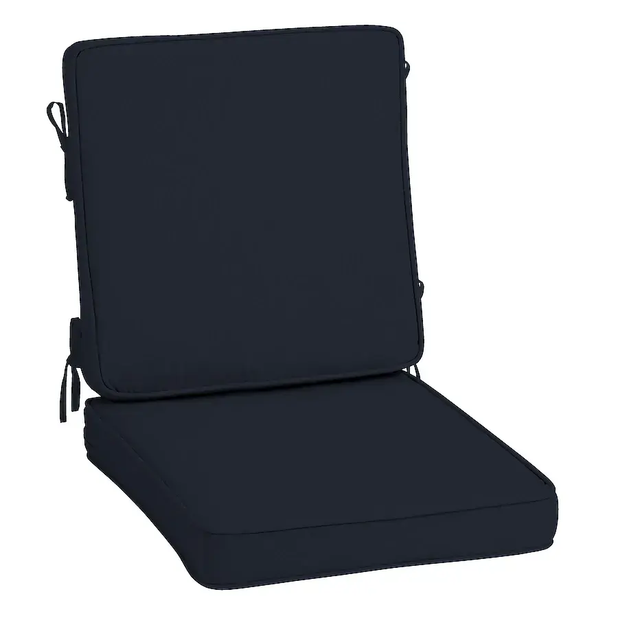 ARDEN Selectios ProFoam EverTru Acrylic (20 x 20 x 3.5 in) Chair Cushion, Classic Navy Blue