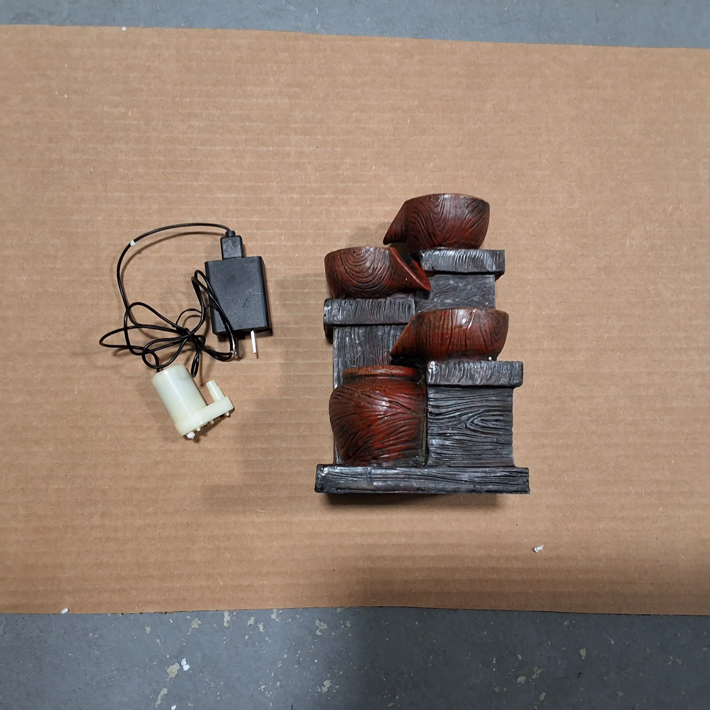 *AS-IS* Tabletop Fountains Creative Desktop European-Style Flowing Water Fountain