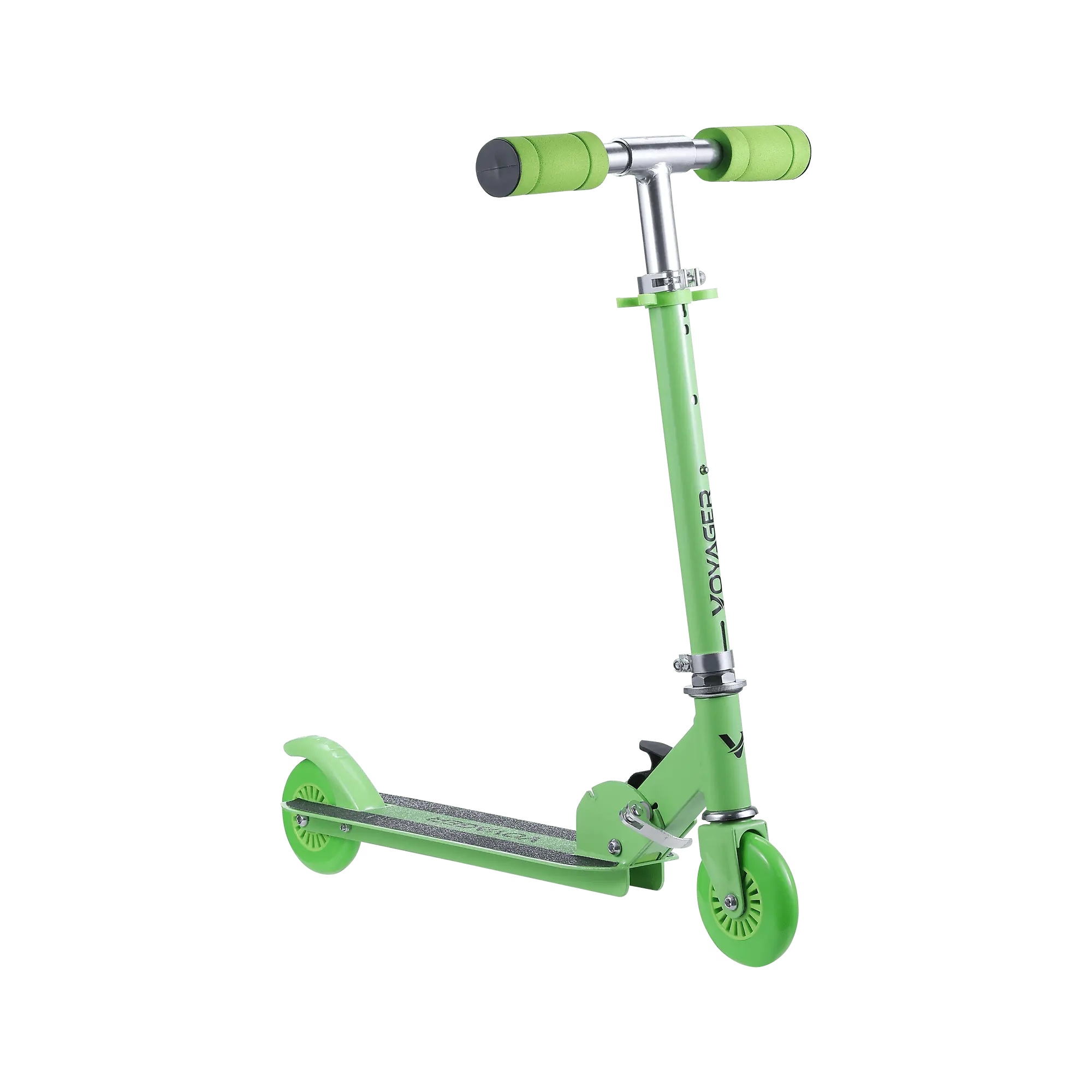 Voyager 100mm Folding Kick Scooter, Green (Age 5+)