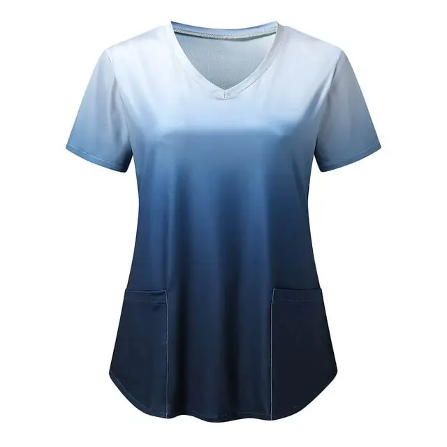 Women's Scrubs Gradient Pattern (M)