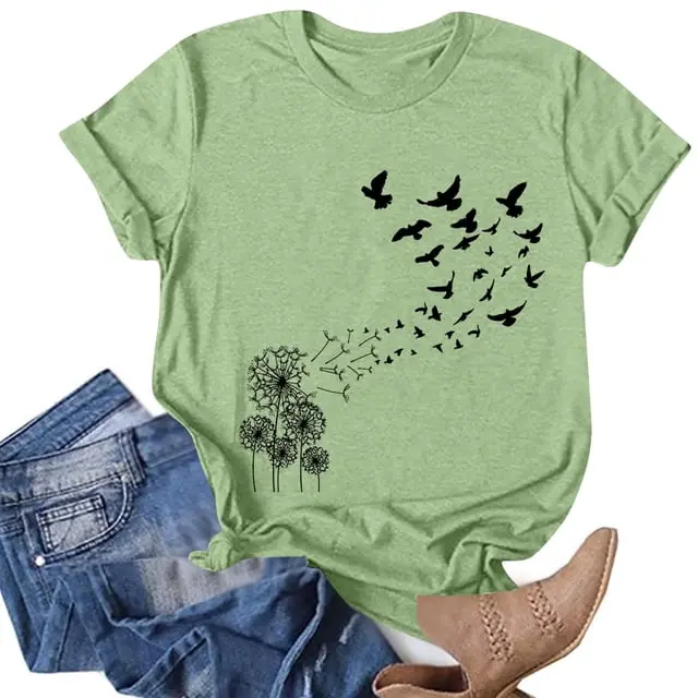 Women's Dandelion Graphic Tee (XL)