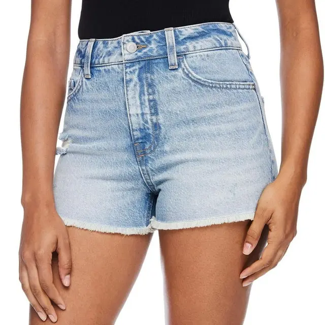 NOBO No Boundaries Women's Ripped Denim Short (Size 15)