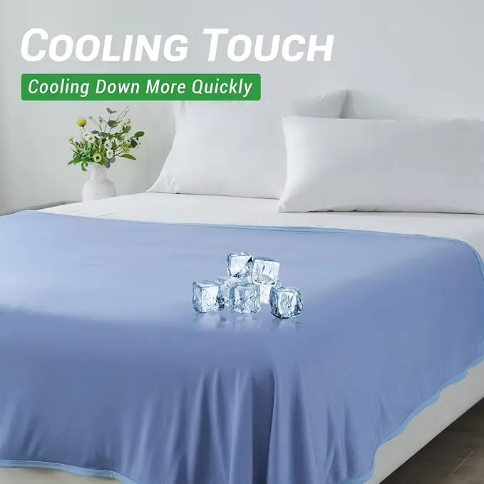 GOGREEN Queen 60" x 80" Cooling Blanket Q-MAX>0.5