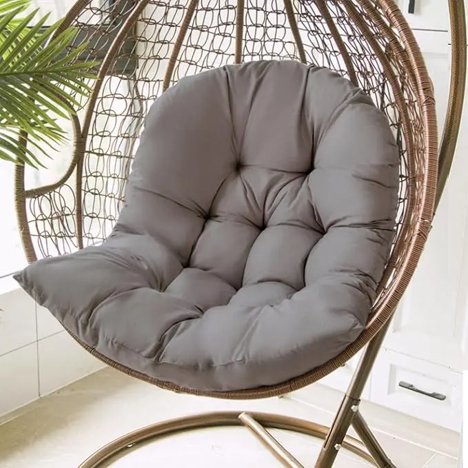Hanging Egg Chair Cushion, Grey 31"x47"