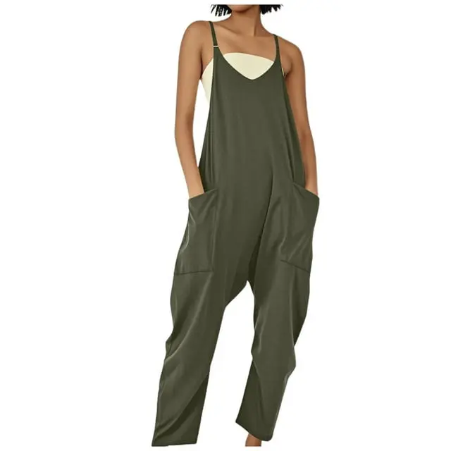 WANPI Green Jumpsuit Adjustable Straps (M)