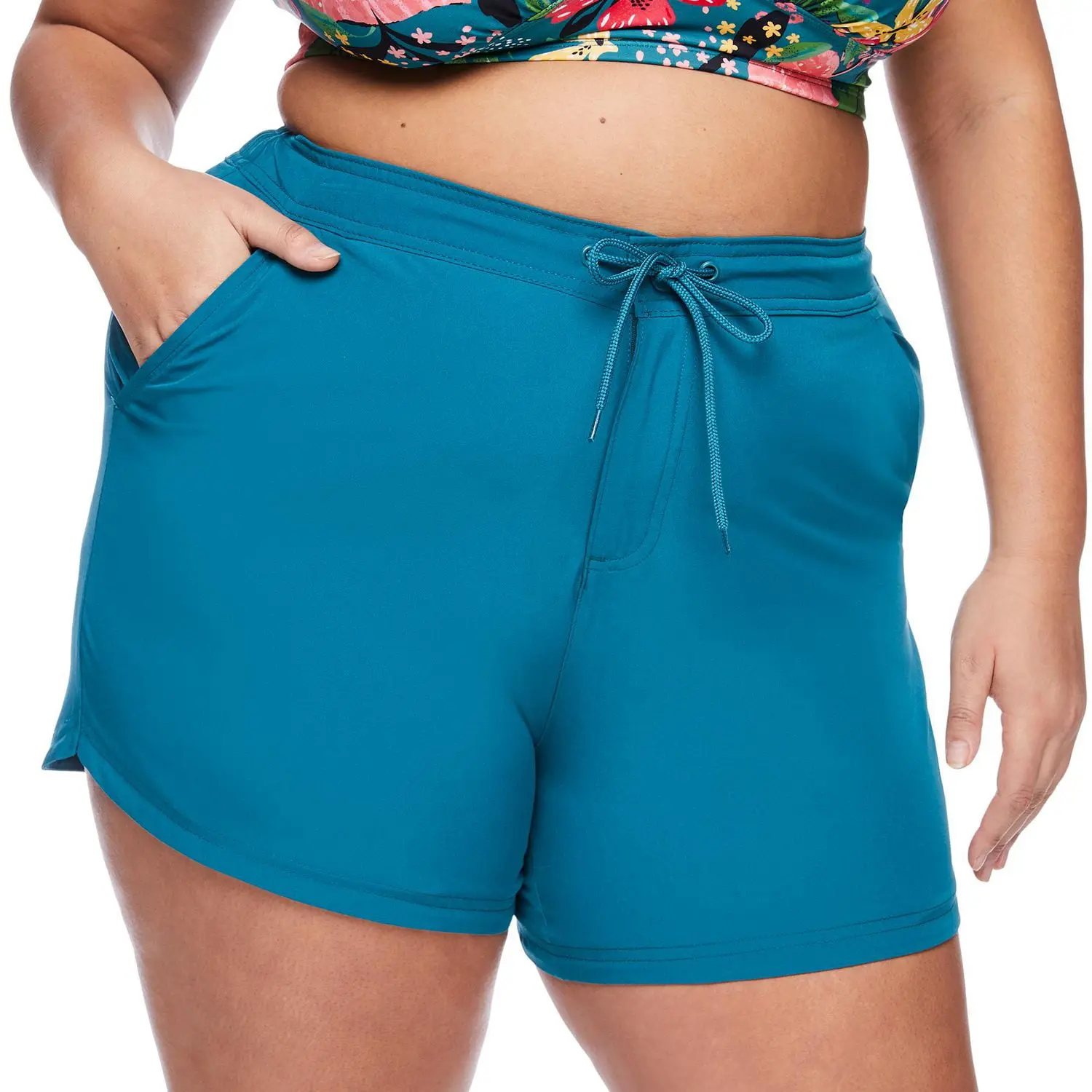 George Plus Women's Teal Board Short (1X)
