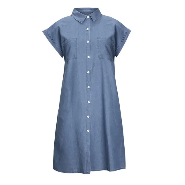 POMPO Denim Shirt Dress (XXL)