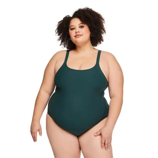 George Plus Women's Scoop-Neck One Piece Swimsuit (2X)