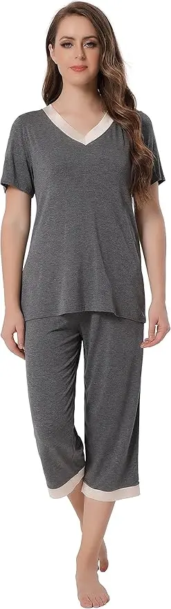 Chamllymers Women's Soft Pajama Set (XL)