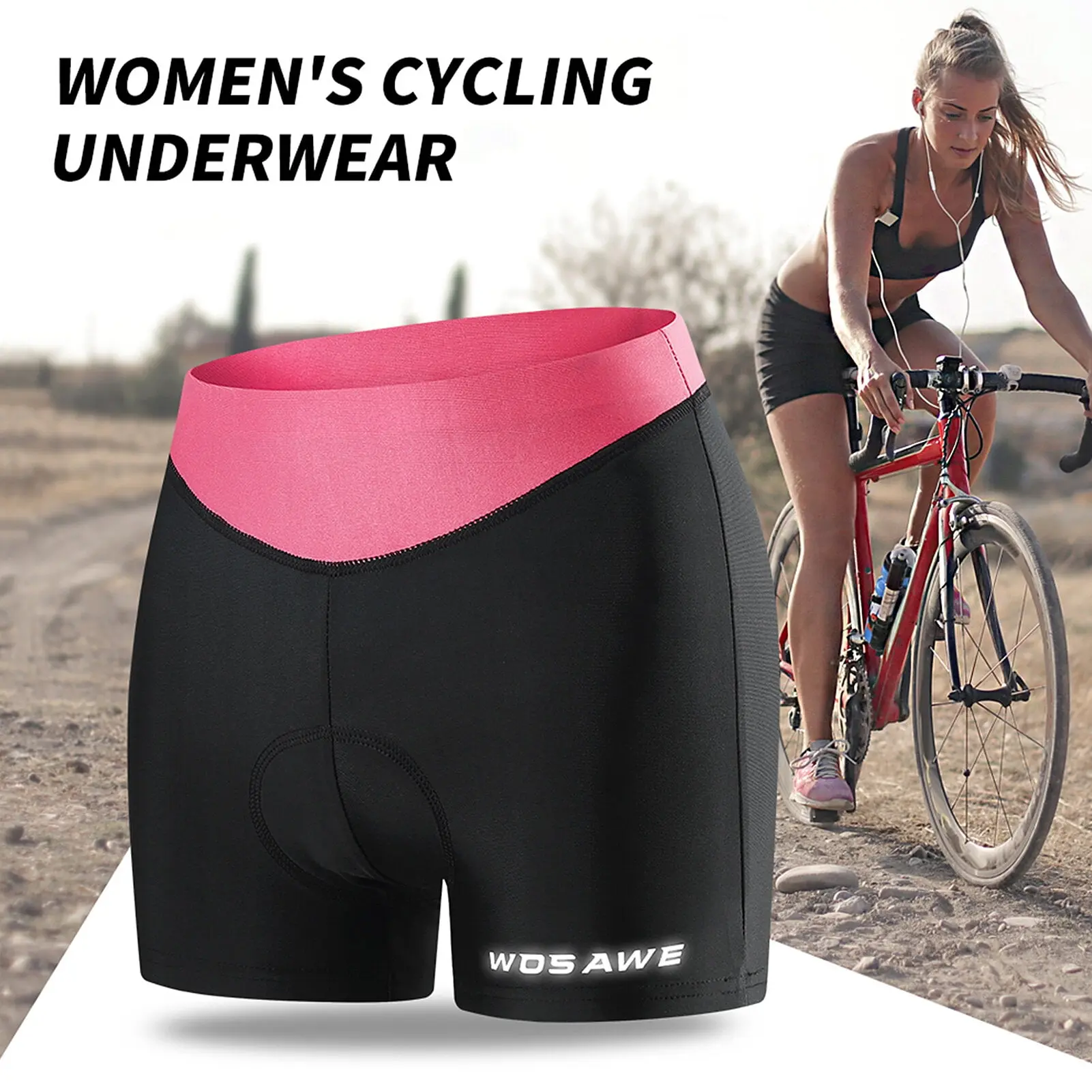 WOSAWE Cycling Padded Bike Shorts (S)
