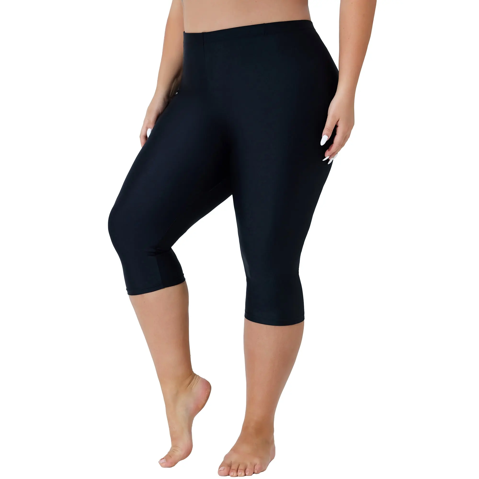 Charmo Plus Size Swim Capris (2X)