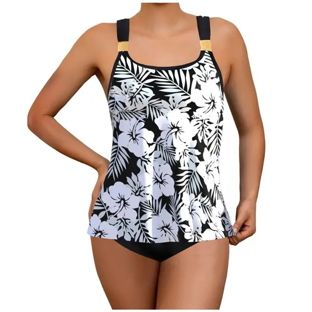 Tumotour Tankini Swimsuit for Women Two Piece (XXL)